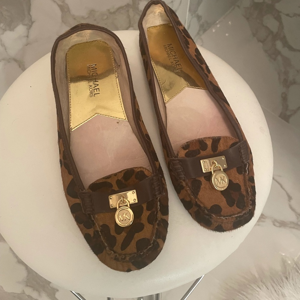 Michael Kors cheetah print flats